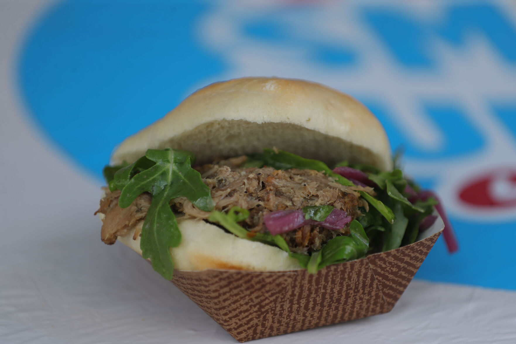 A Porchetta Slider from Osteria 166 at The Taste of Buffalo, Andrew Galarneau, from the Buffalo News picked this as the Critics Choice Best in Show Meat